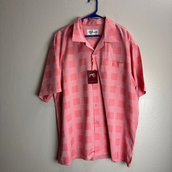 Il Canto Button Up Shirt Vintage Pink Size 2X - Picture 1 of 5